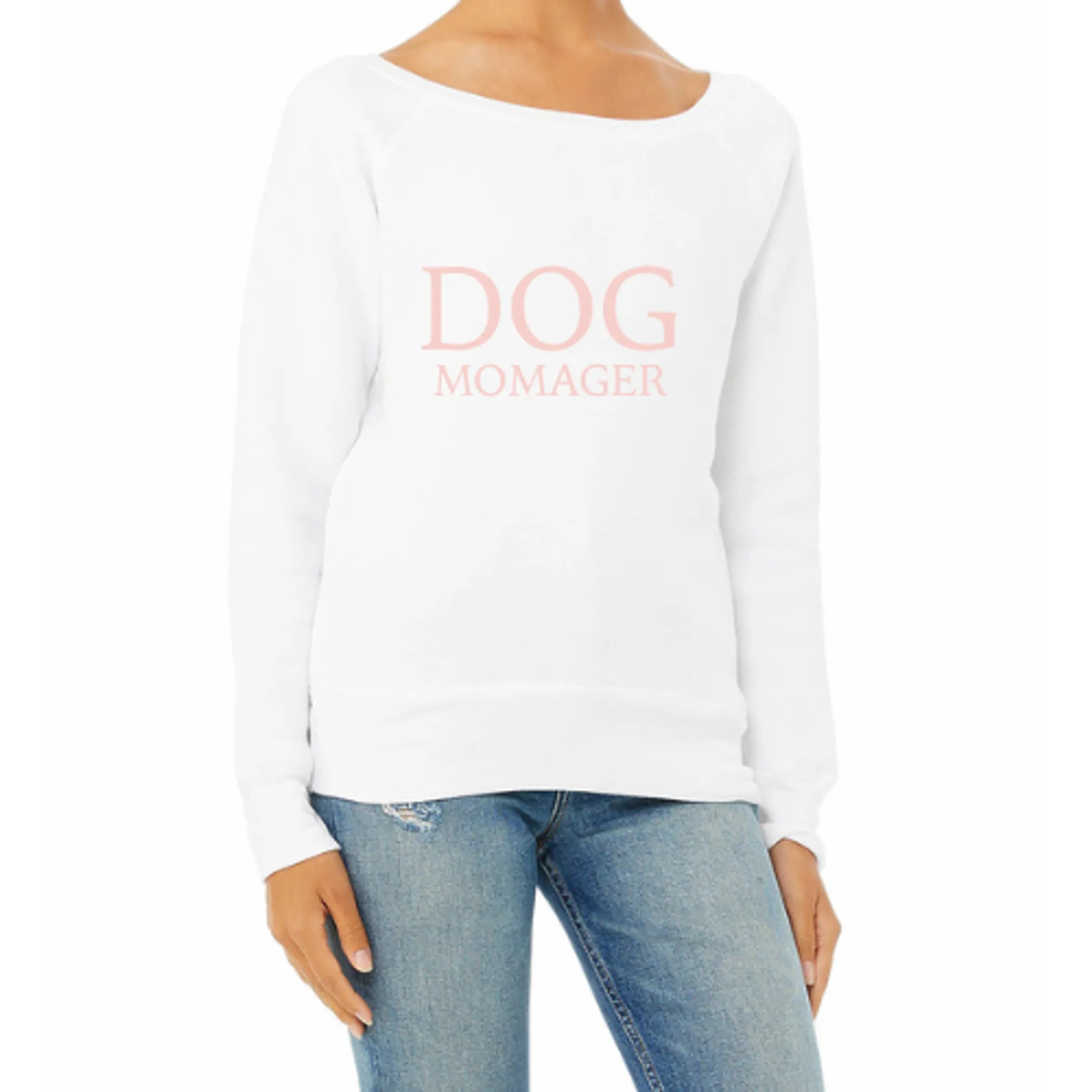 Dog Momager Jersey Long Sleeve Womens Tee