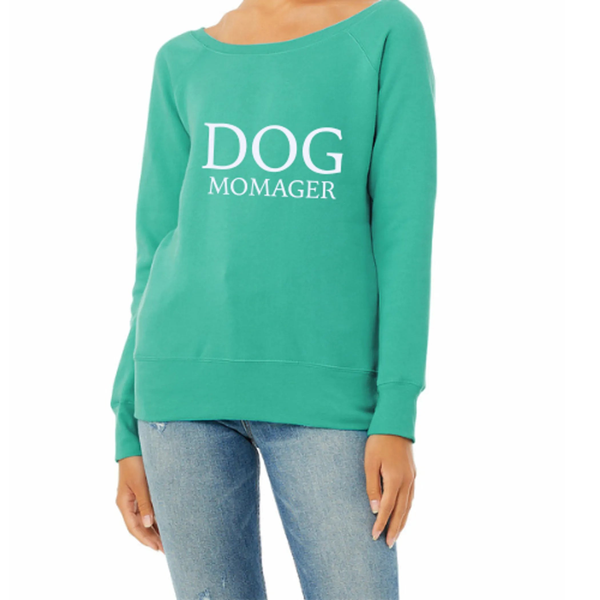 Dog Momager Jersey Long Sleeve Womens Tee
