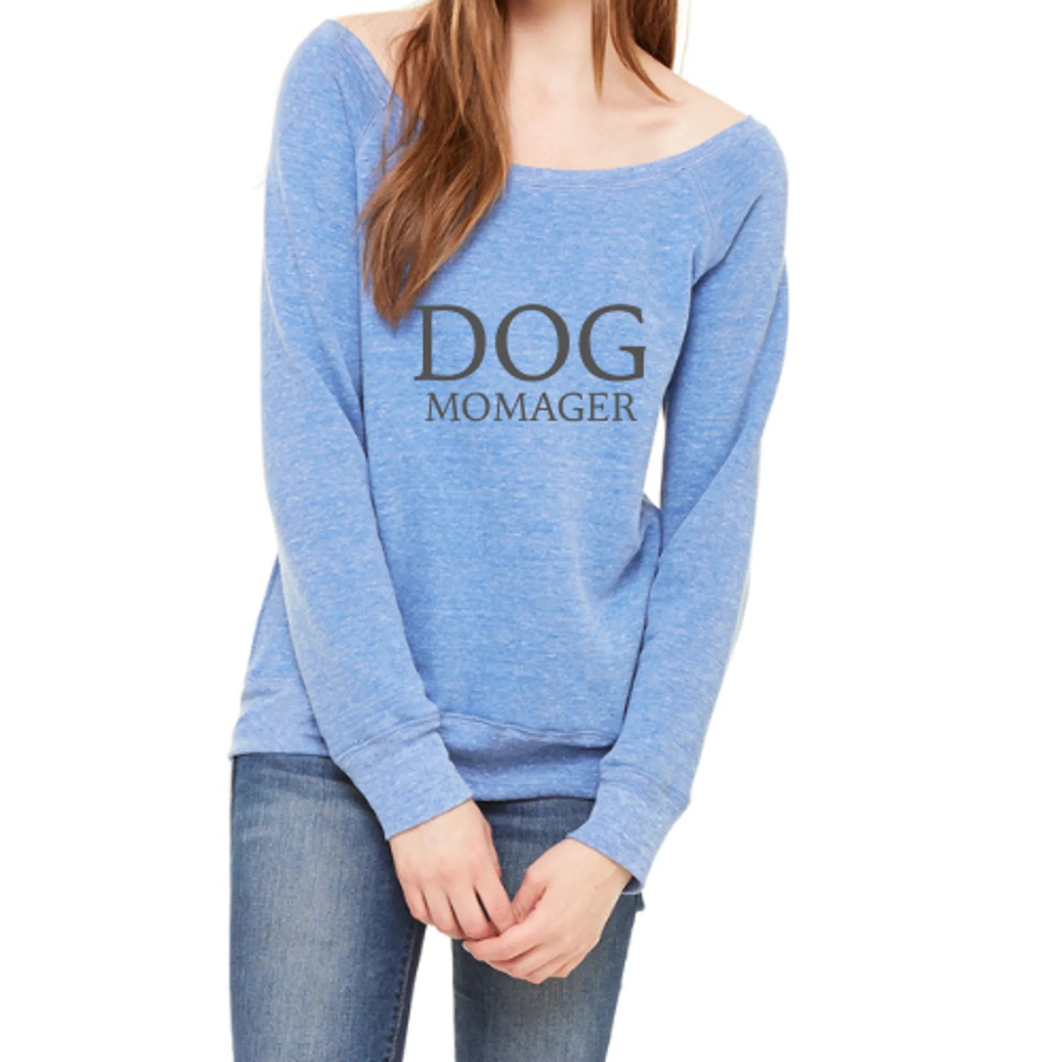 Dog Momager Jersey Long Sleeve Womens Tee