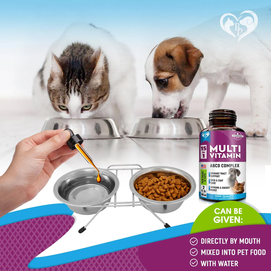 Cat & Dog Multivitamin Liquid with Glucosamine & Cranberry